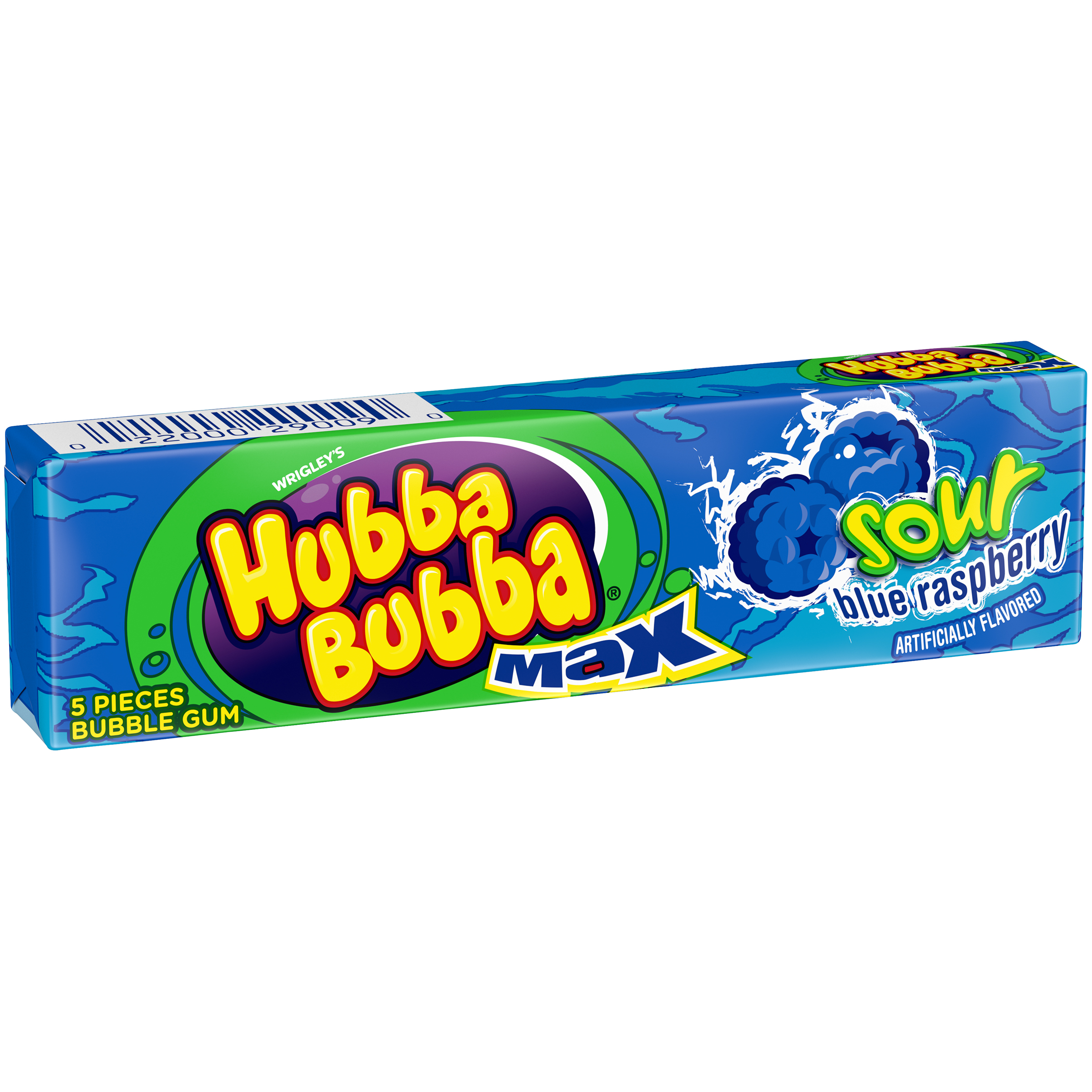 WRIGLEY - HUBBA BUBBA MAX BLUE RASP 18 CT