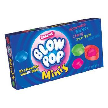 CHARMS - MINI BLOW POPS 3.5 OZ BX 12 CT (S)