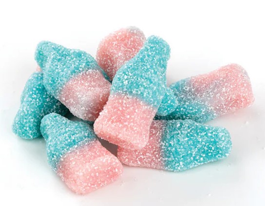 VERBURG - GUMMI SOUR BUBBLE GUM BOTTLES