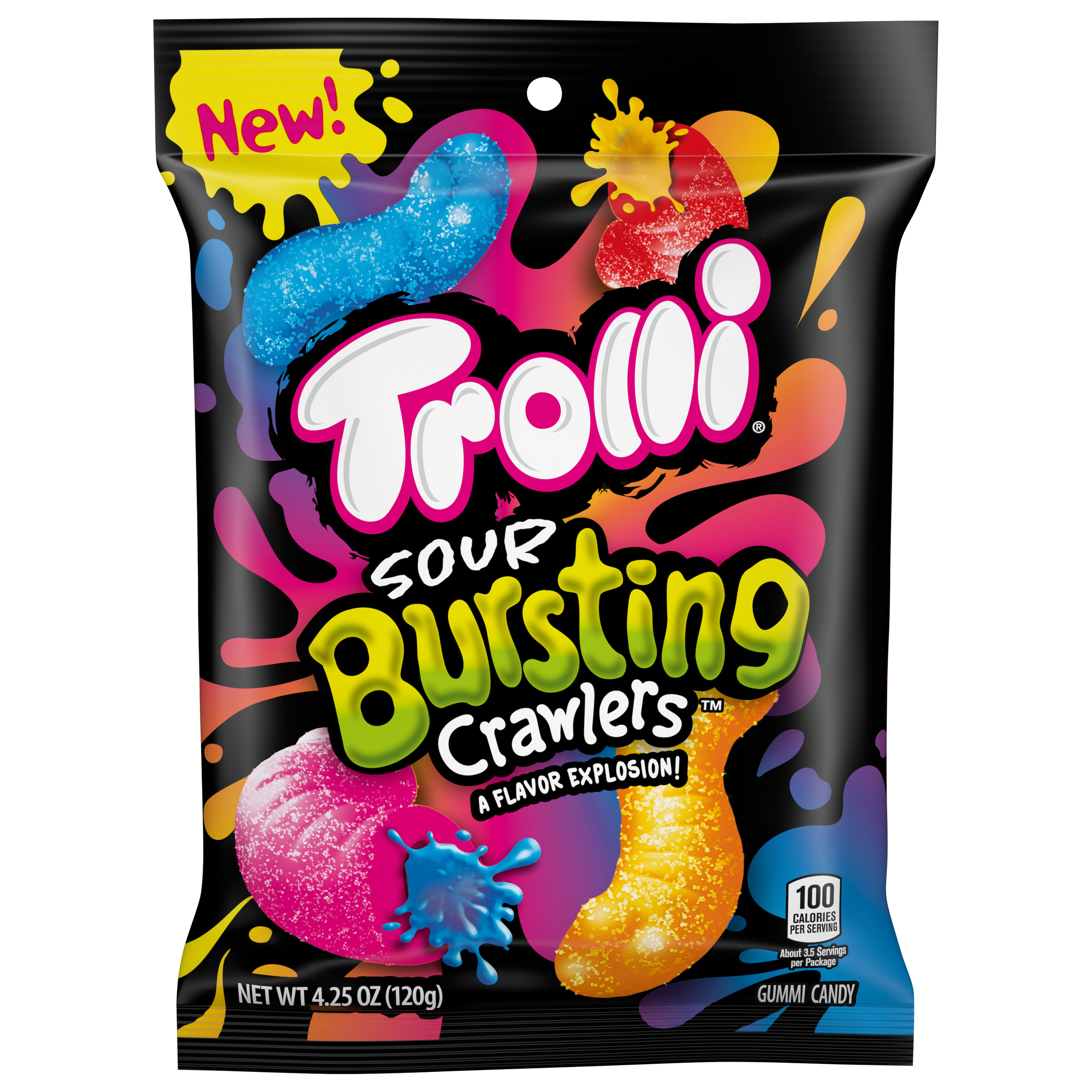 TROLLI - SOUR BURST CRAWLERS 4.25 OZ BAG 12 CT(S)