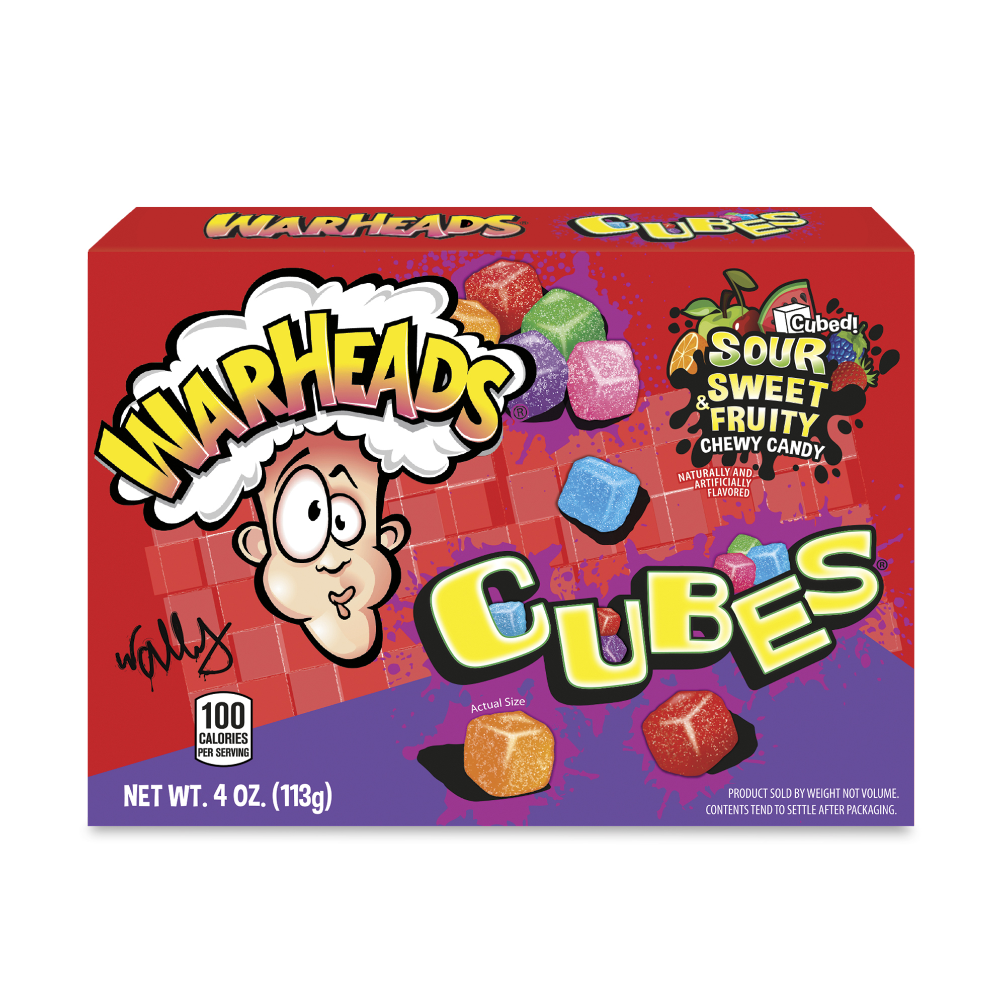 IMPACT - 4 OZ WARHEADS CHEWY CUBES BOX 12 CT(S)