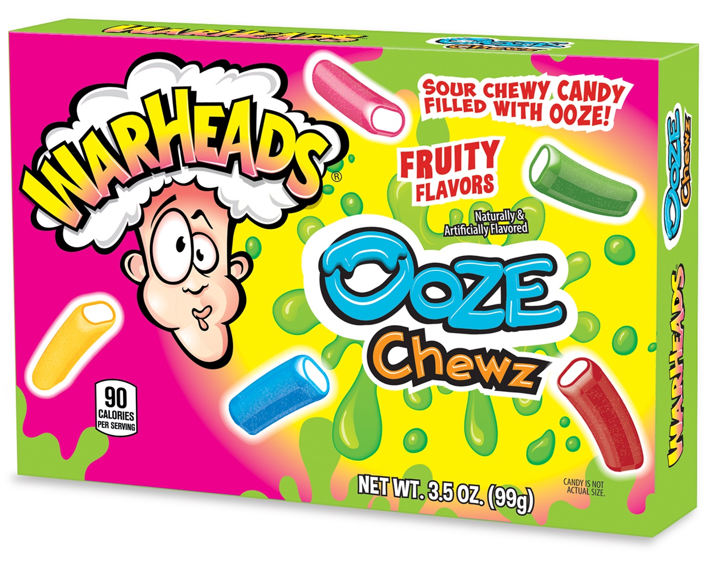 IMPACT - 3.5 OZ WARHEADS OOZE CHEWZ BOX 12 CT(S)