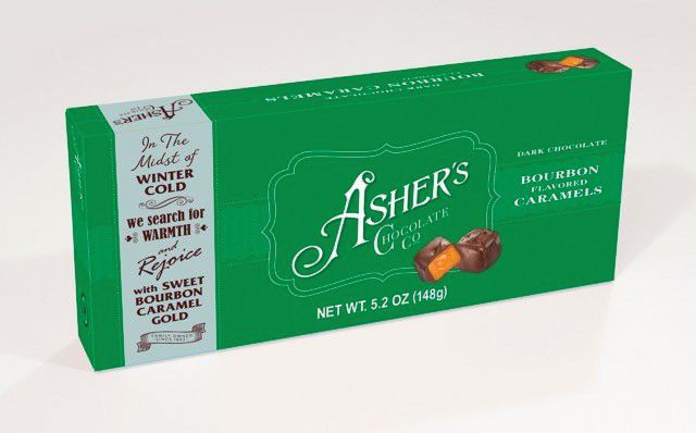 (A) 5.2 OZ BOX - HOLIDAY BOURBON CARAMELS 12 CT (X)