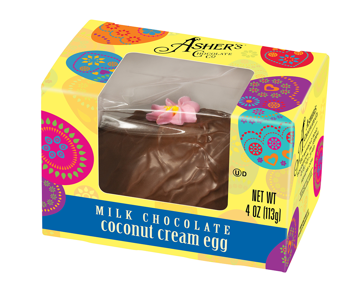 (A) 4 OZ MK COCONUT CRM BOXED EGG - 9 CT (E)