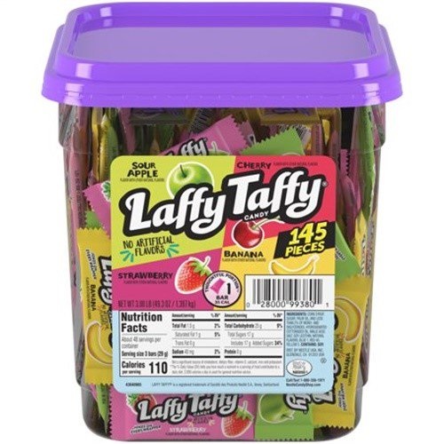 NESTLE - LAFFY TAFFY TUB ASST 145 CT