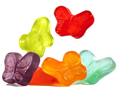 ALBANESE - GUMMI MINI BUTTERFLIES