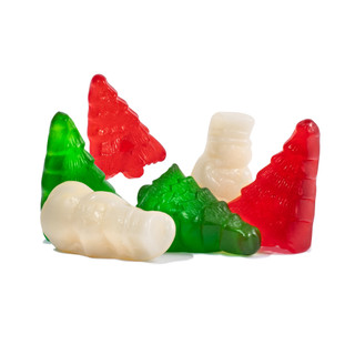ALBANESE - XMAS GUMMI SNOWMAN/TREES (X)