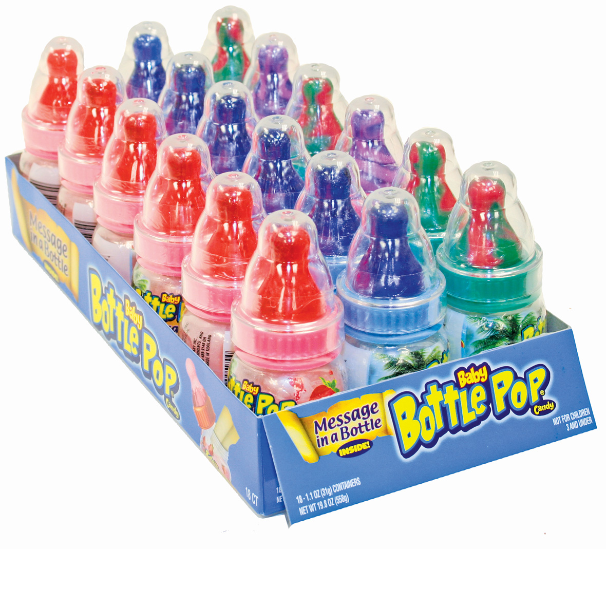 TOPPS - BOTTLE POPS W/ MESSAGE 20 CT