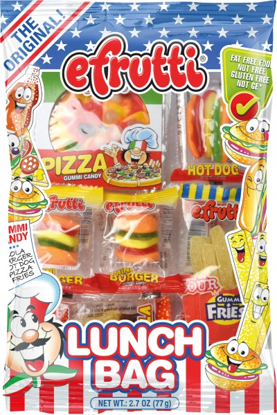 EFRUTTI - GUMMI LUNCH BAGS 2.7 OZ 12 CT