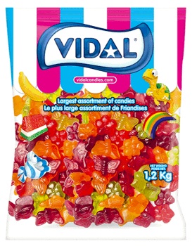 VIDAL - EASTER GUMMY FLOWERS AND BUTTERFLIES (E)