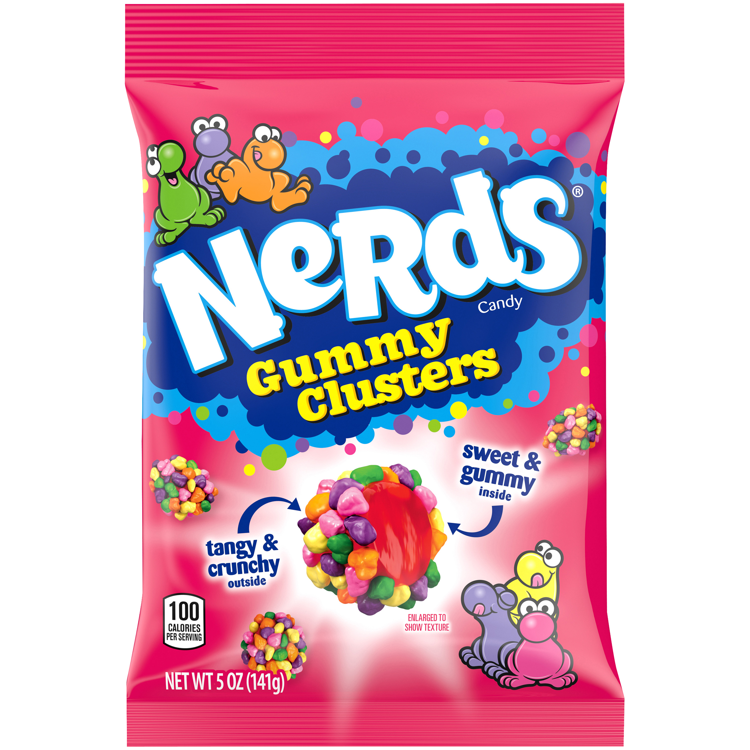 NESTLE - NERDS GUMMI CLUSTERS 5 OZ BAG 12 CT(S)