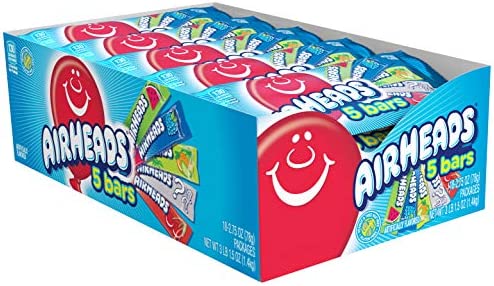 VAN MELLE - 5 PACK AIRHEADS BARS ASST 18 CT