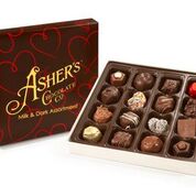 (A) 8 OZ VALENTINES MK & DK ASST BOX 12 CT (V)