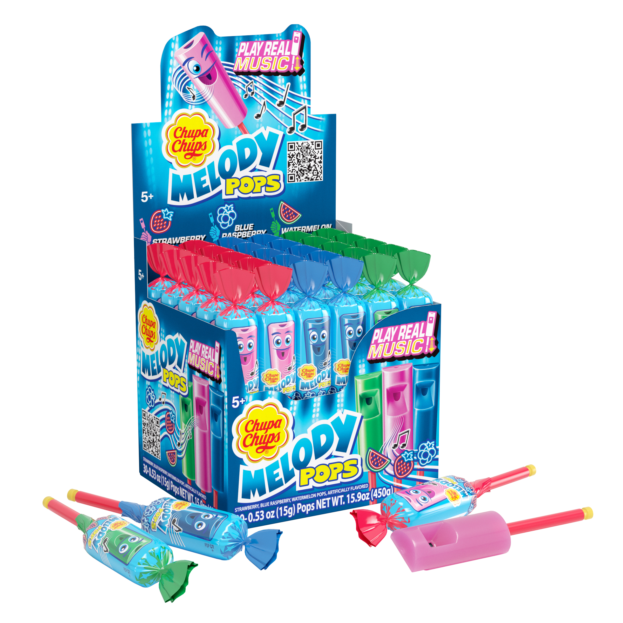 VAN MELLE - CHUPA CHUPS MELODY POPS 30 CT