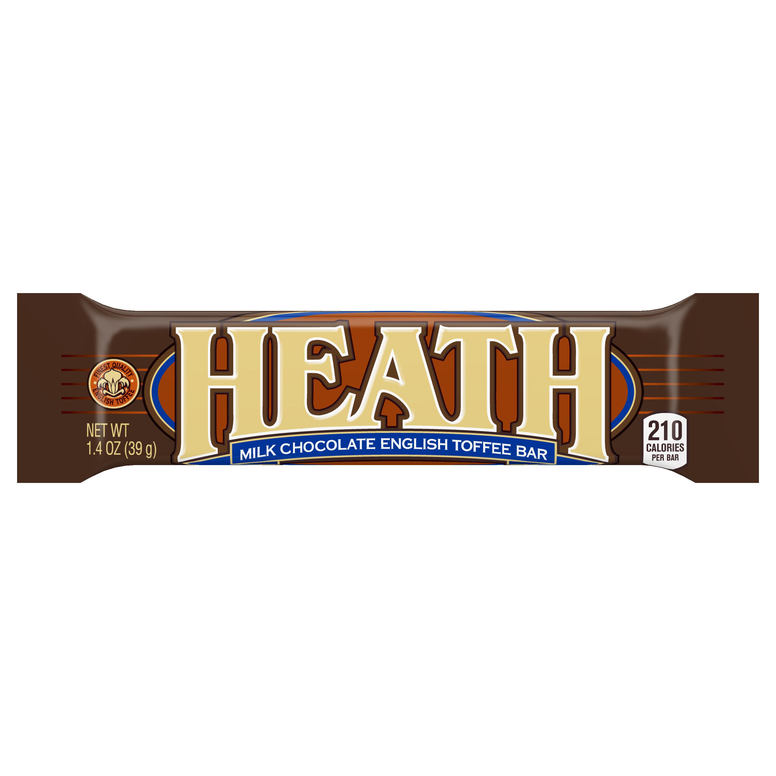 HERSHEY - HEATH TOFFEE BARS 1.4 OZ 18 CT