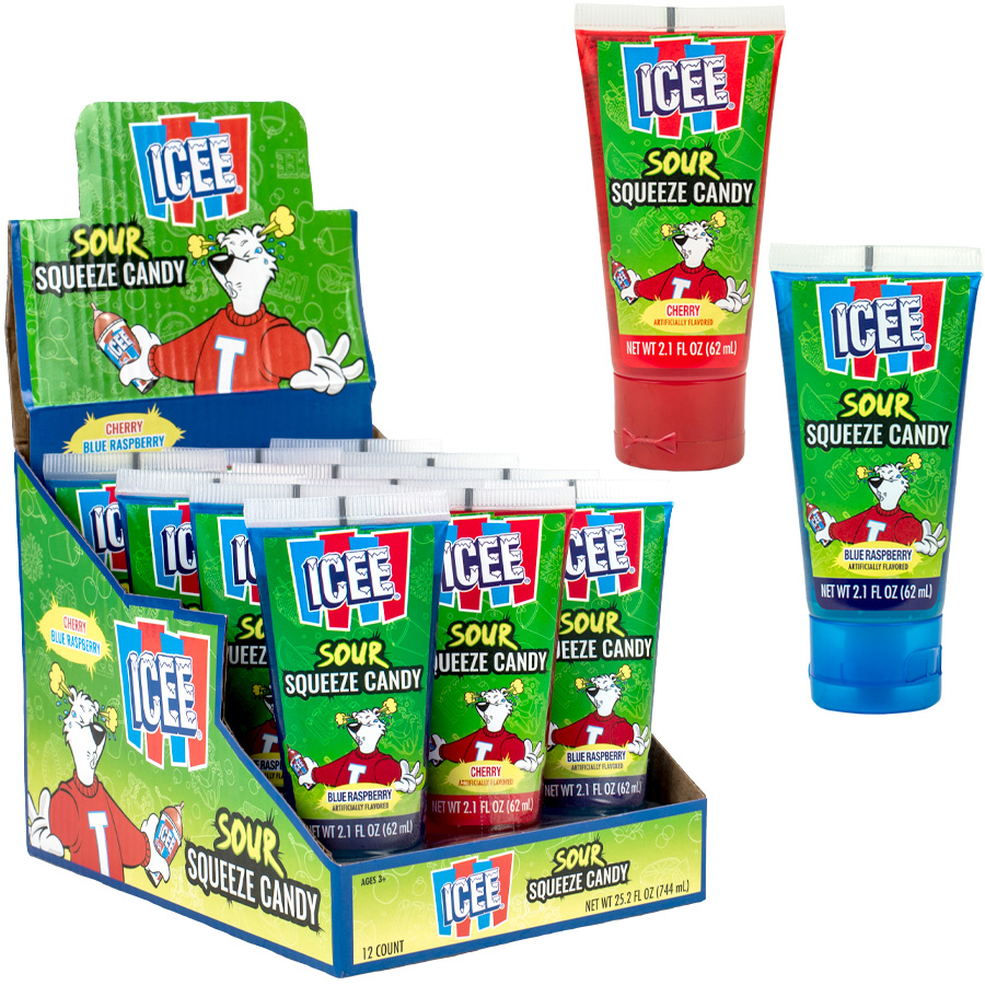 KOKOS - SOUR ICEE SQUEEZE POPS 12 CT