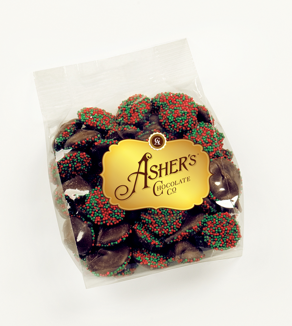 (A) XMAS NONPARIELS DK W/R&G SEEDS 4 OZ 16 CT(X)