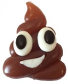 ALLISONS - POOP EMOJI JELLY PCS WRPD 2.2 LB (H)
