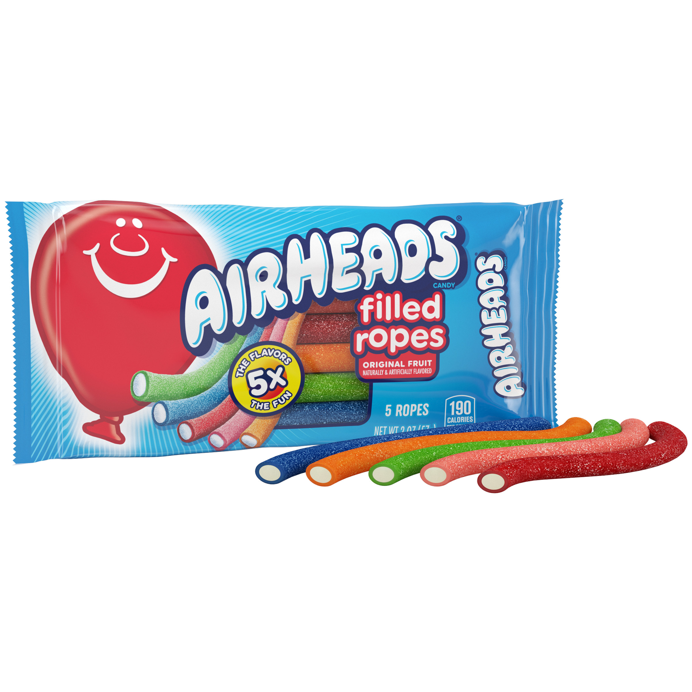 VAN MELLE - AIRHEADS FILLED ROPES 2 OZ 18 CT