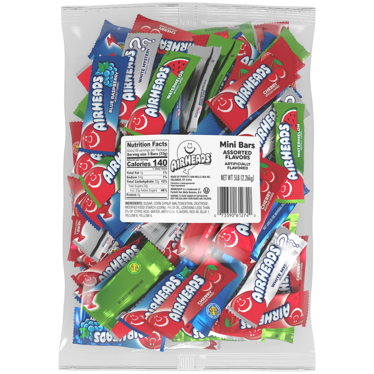 VAN MELLE - BULK ASST MINI AIRHEADS