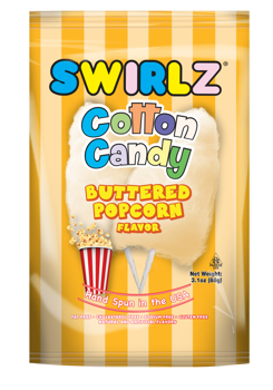 TASTE OF NATURE - BUT POP COTTON CANDY 3.1 OZ 12 CT (S)