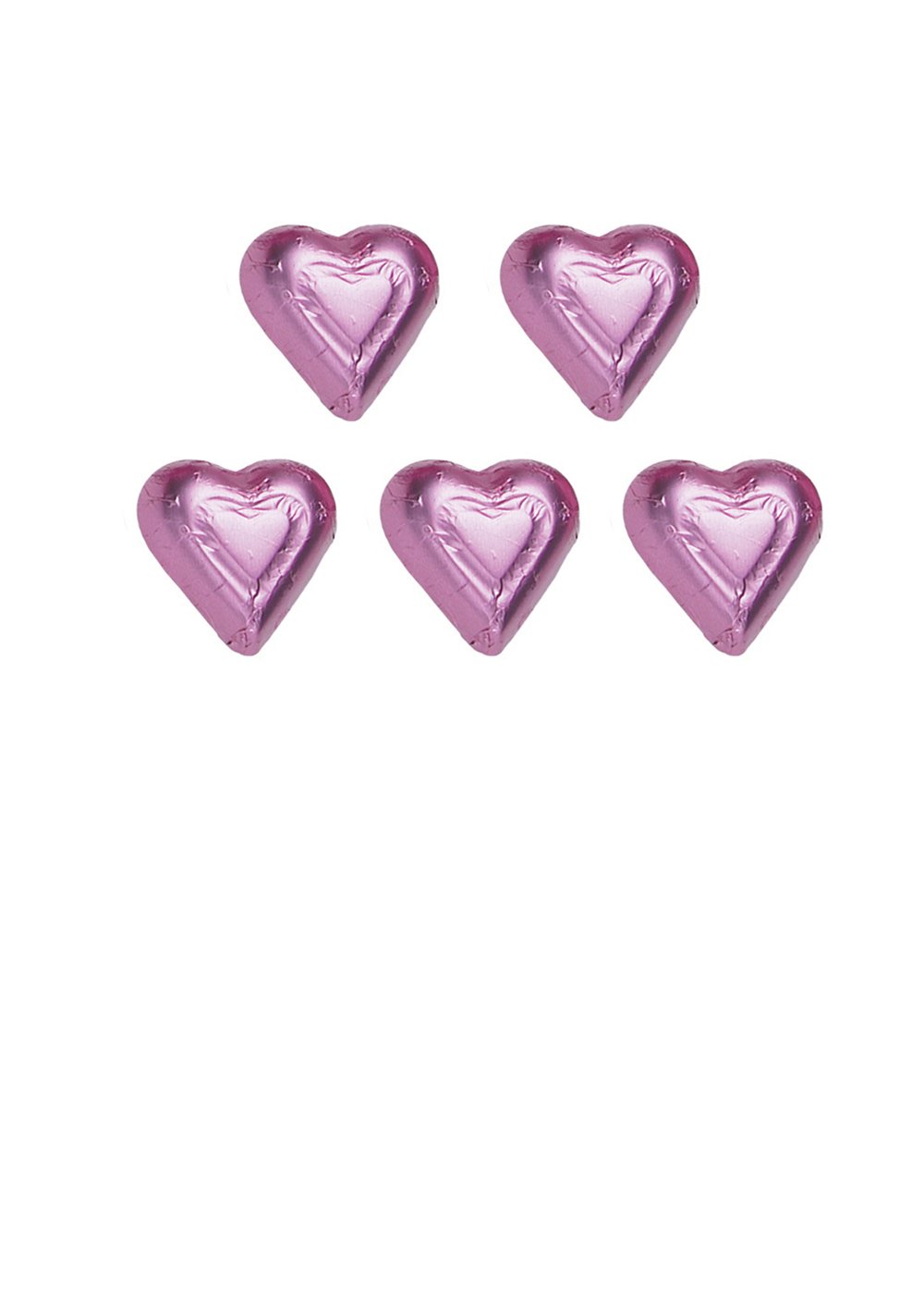 MERCKENS - HEARTS DARK PINK FOILED