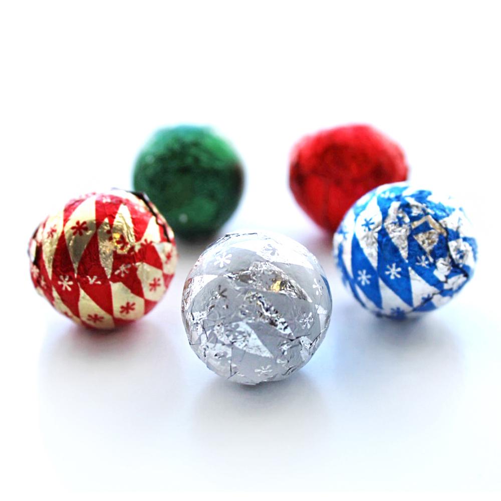 MERCKENS - XMAS FOIL BALLS MILK (X)