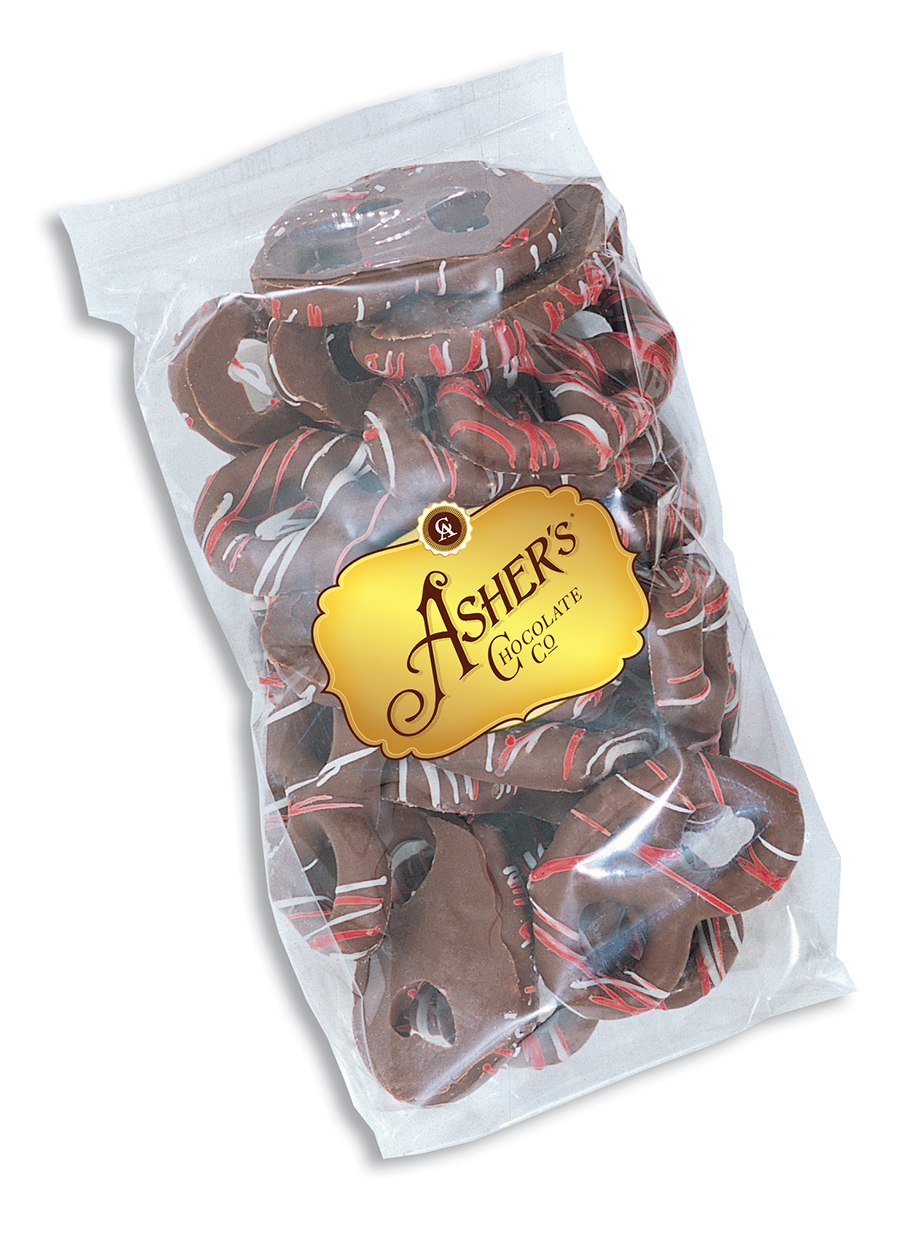 (A) 4 OZ BAG VALENTINE MINI PRETZELS - MK 12 CT (V)