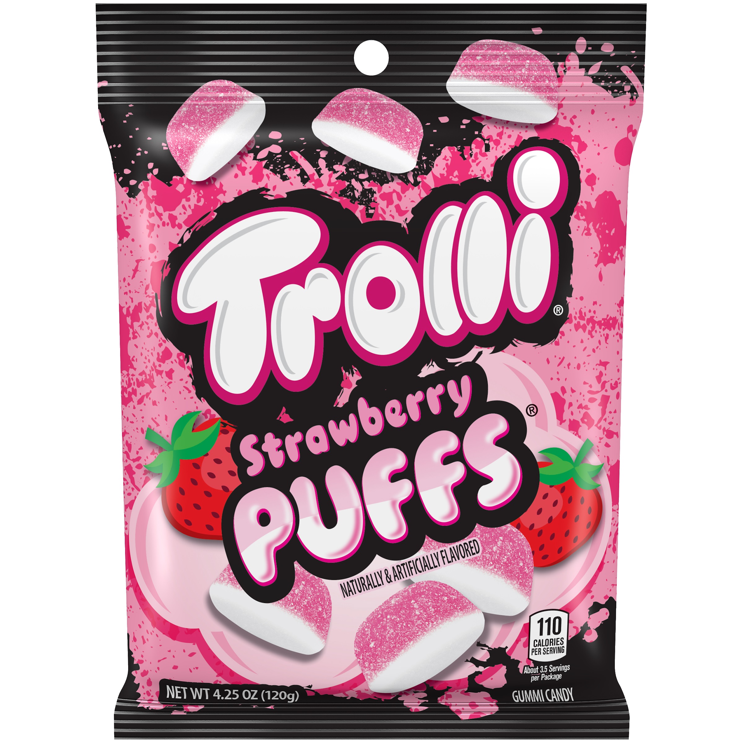 TROLLI - STRAWBERRY PUFFS 4.25 OZ 12 CT (S)