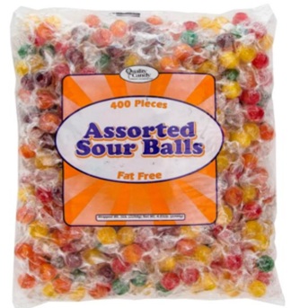 QUALITY - SOUR BALLS ASST WRPD