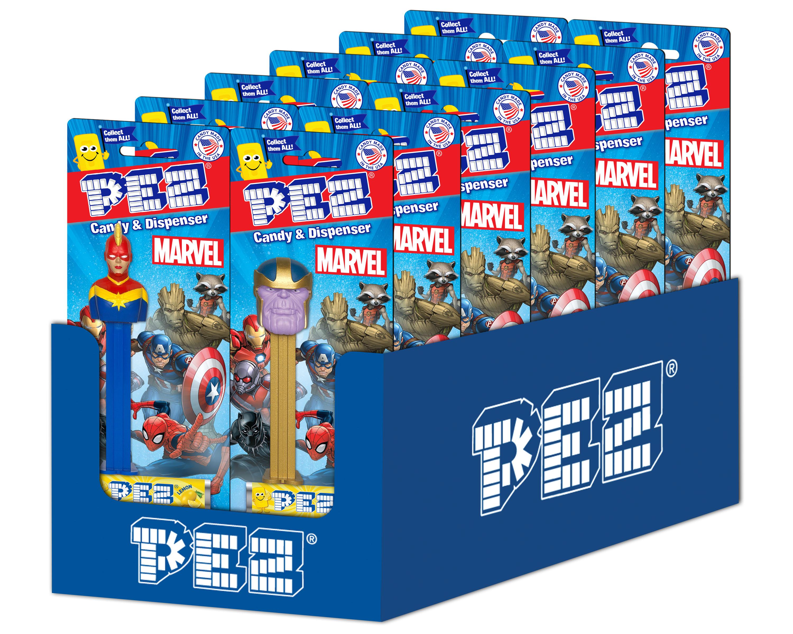 PEZ - MARVEL HEROES (AVENGERS) - 12 CT