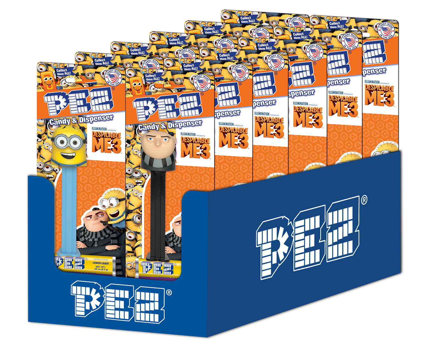 PEZ - DESPICABLE ME ASSORTMENT - 12 CT