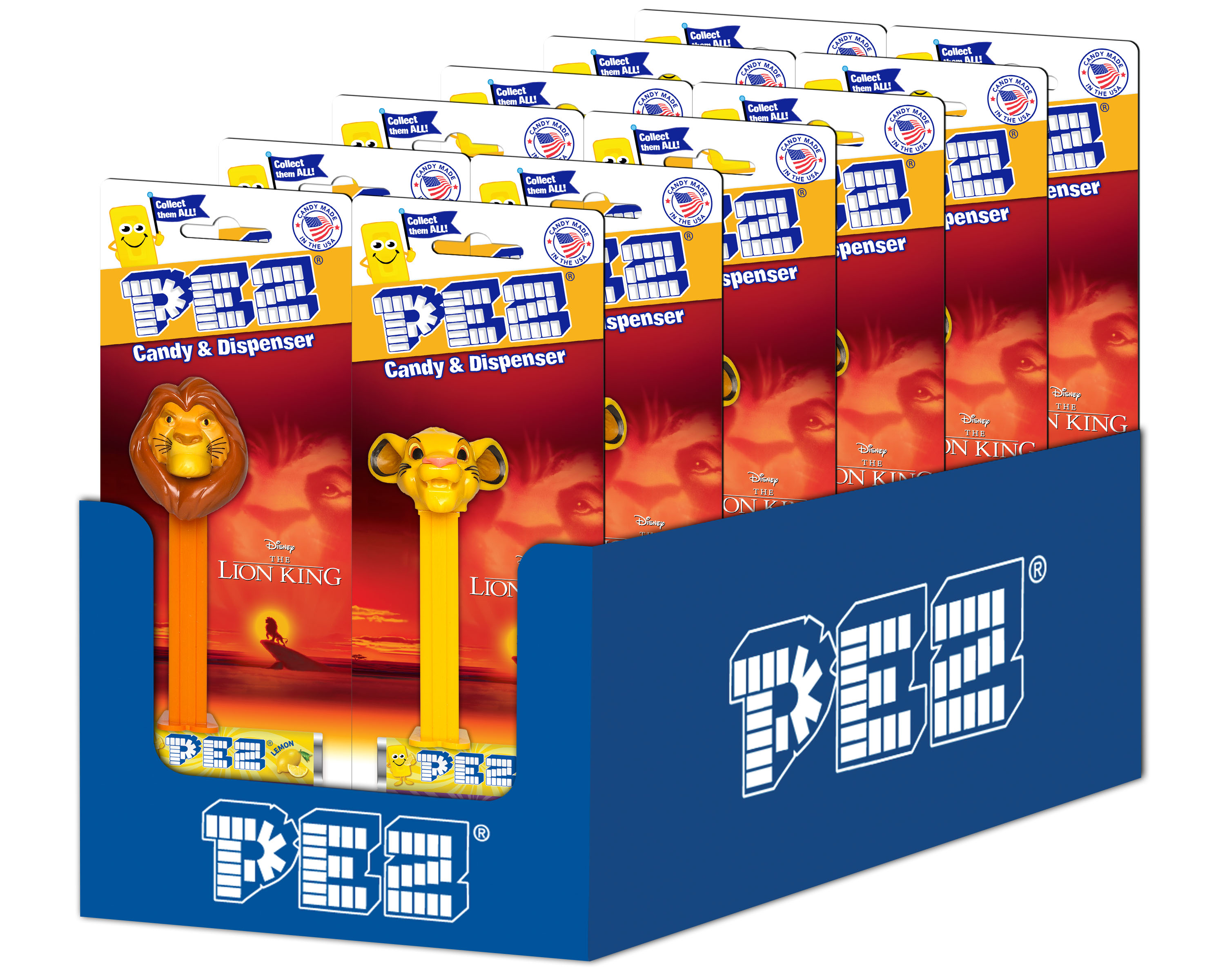 PEZ - LION KING ASST - 12 CT