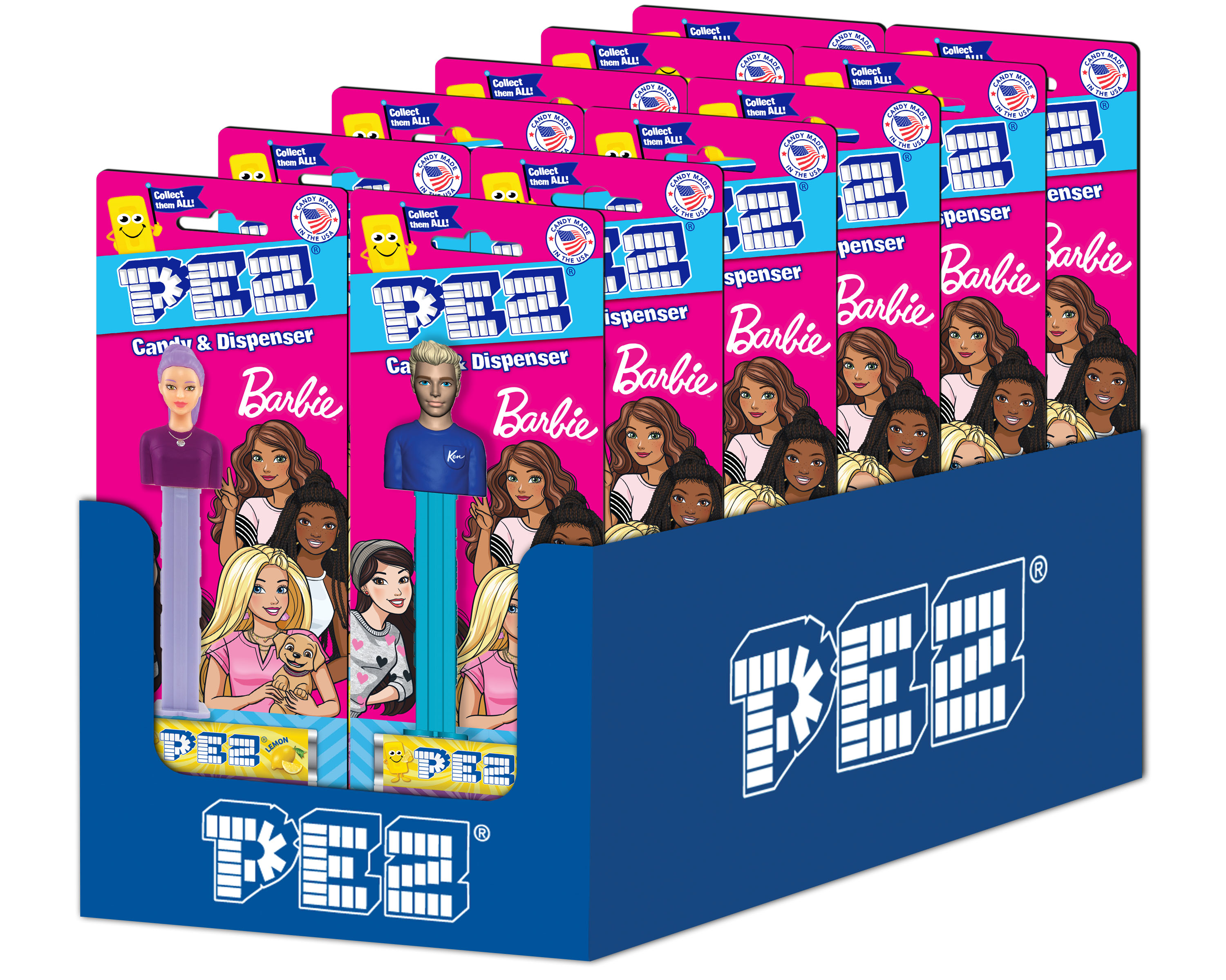 PEZ - BARBIE ASST - 12 CT