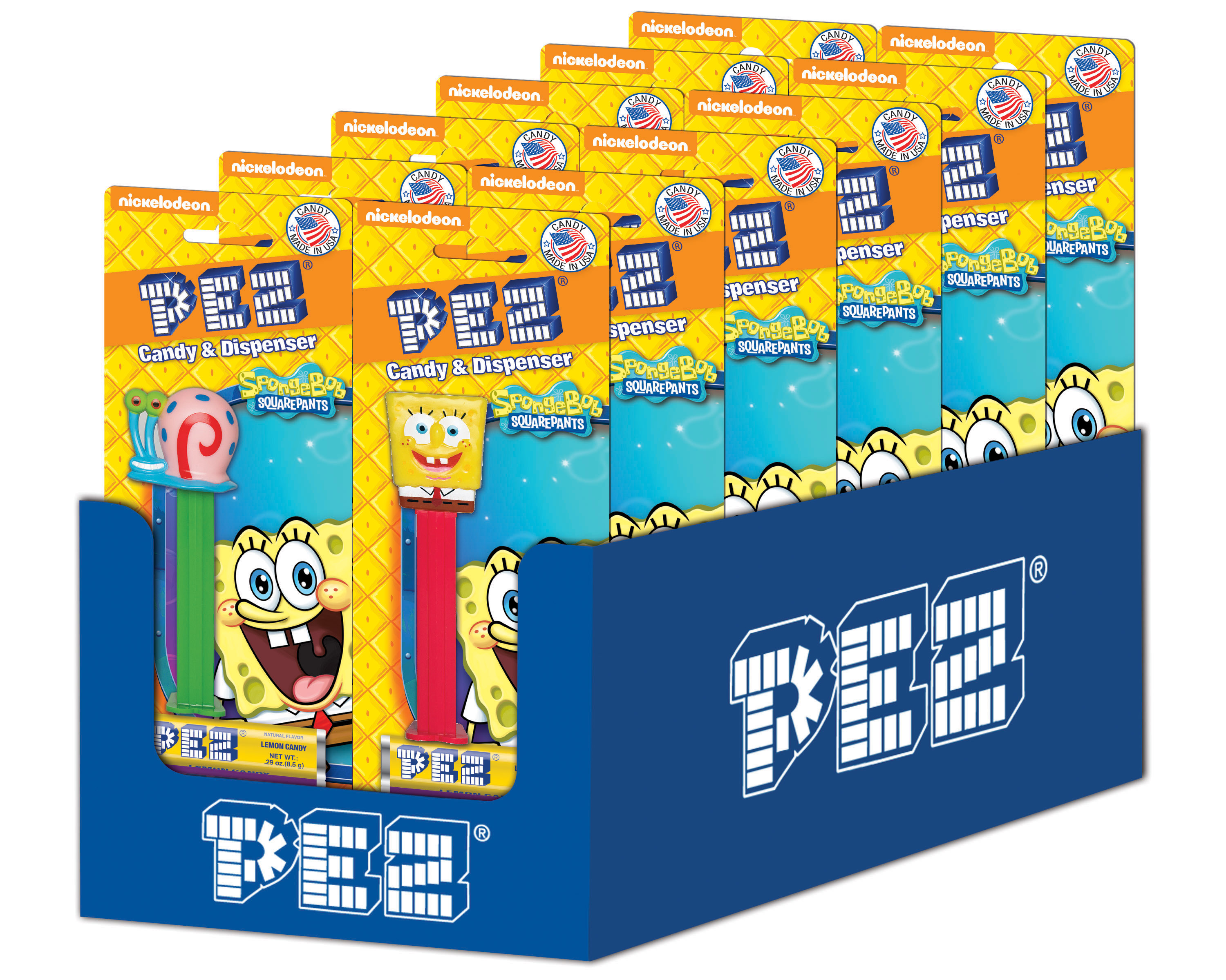 PEZ - SPONGEBOB ASSORTMENT - 12 CT