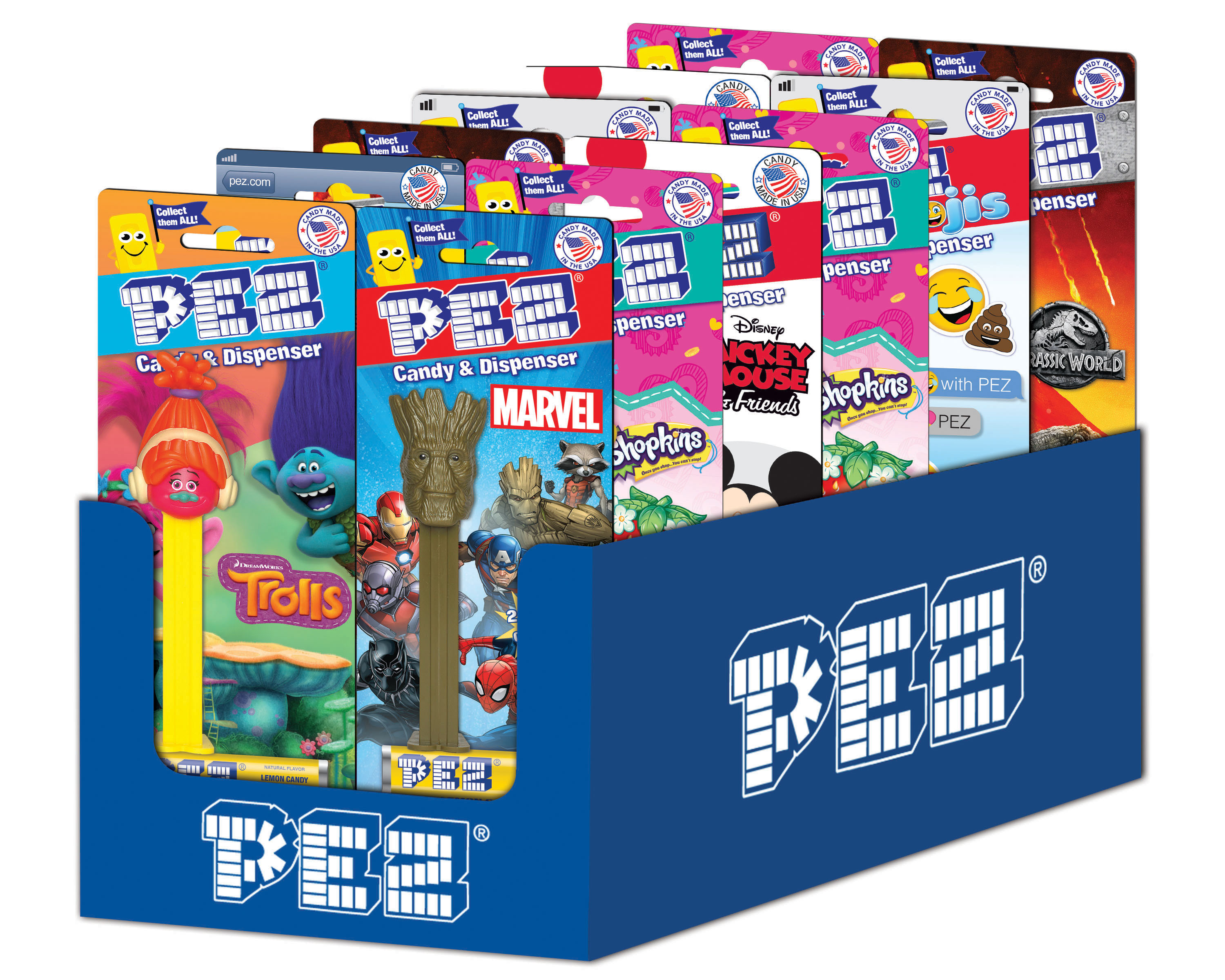 PEZ - FAVORITES ASST - 12 CT