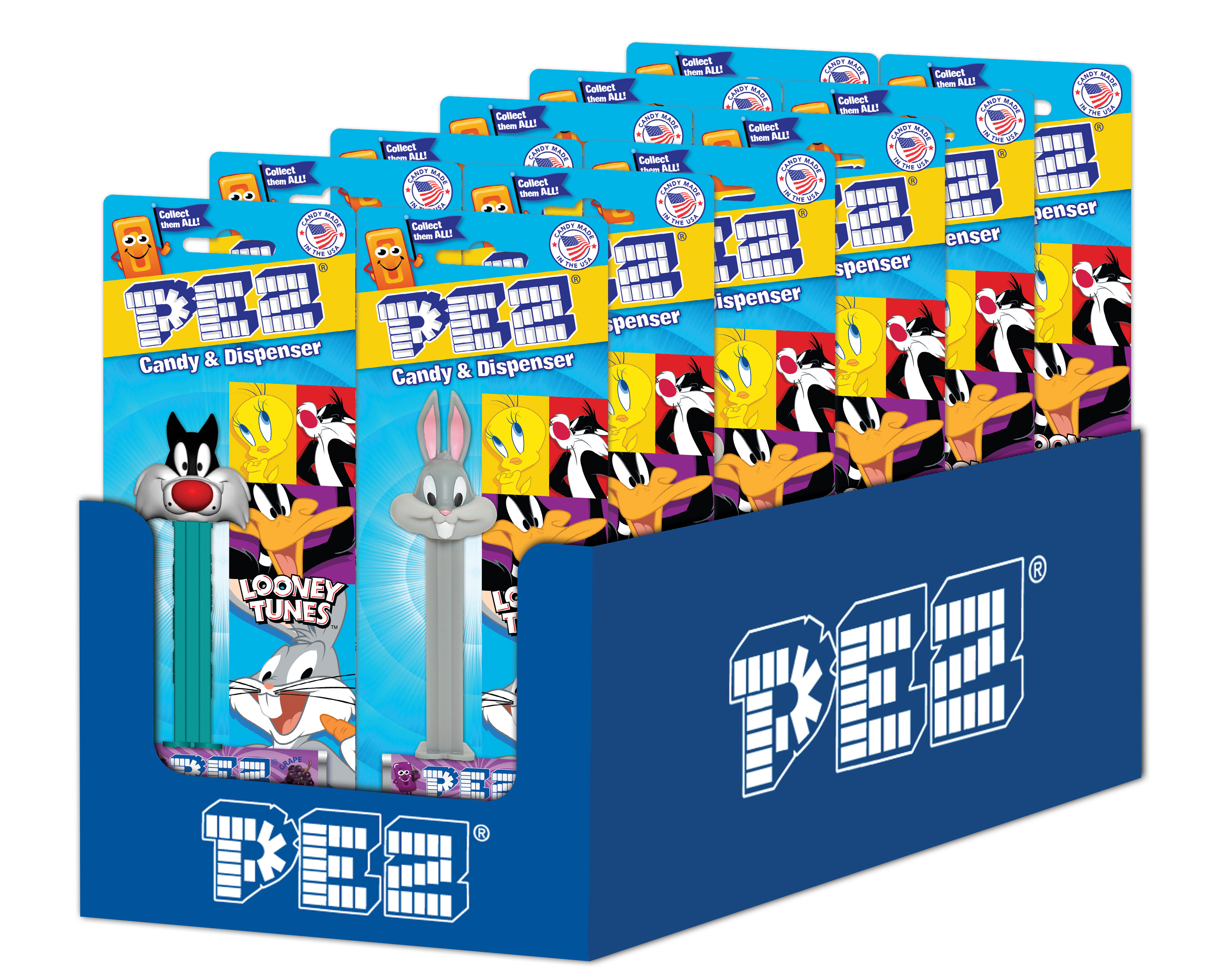 PEZ - LOONEY TUNES ASST 12 CT