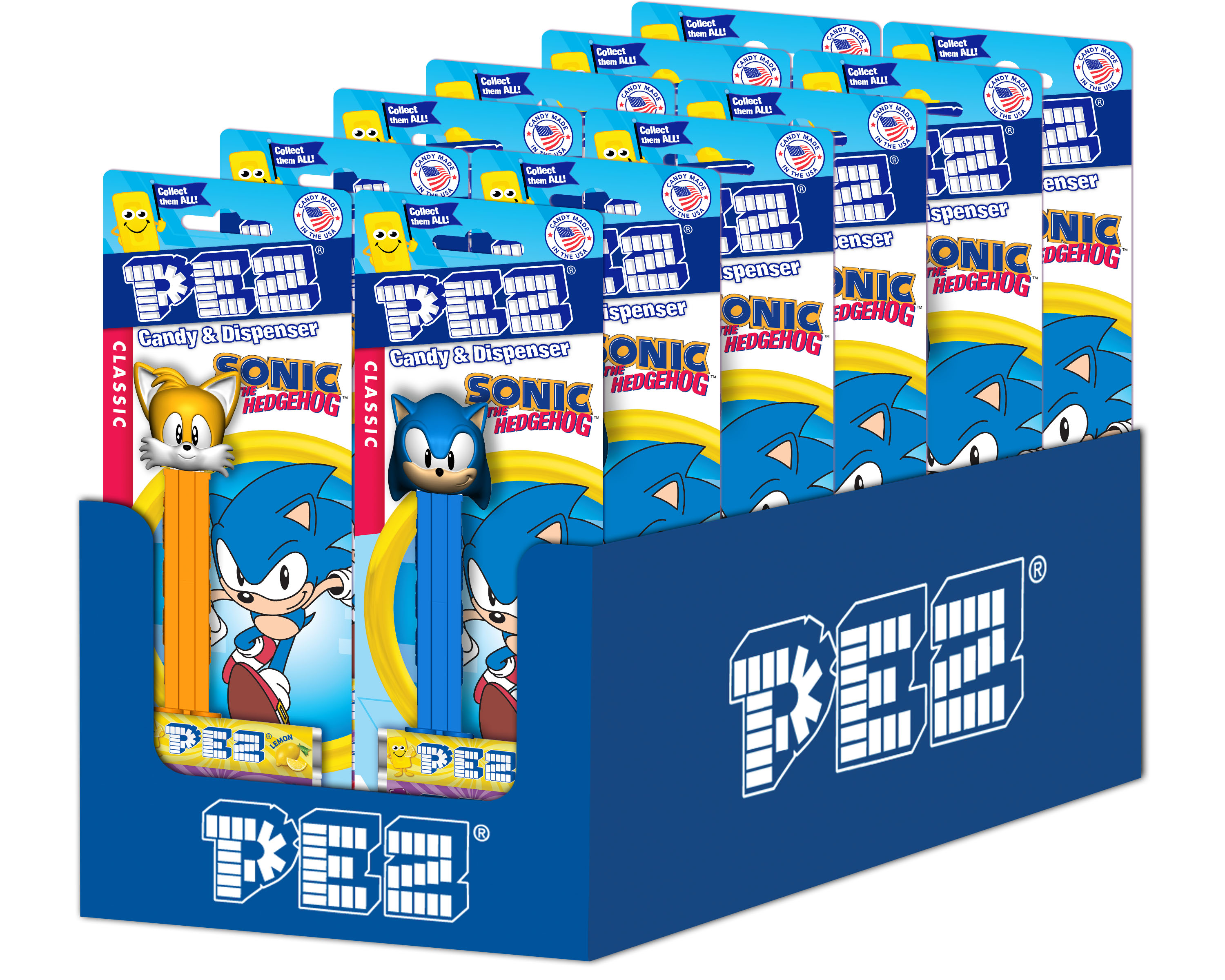 PEZ - SONIC ASST - 12 CT