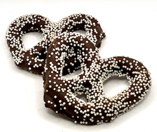 LERROS - DARK PRETZELS W/ WHITE N-P'S (H)