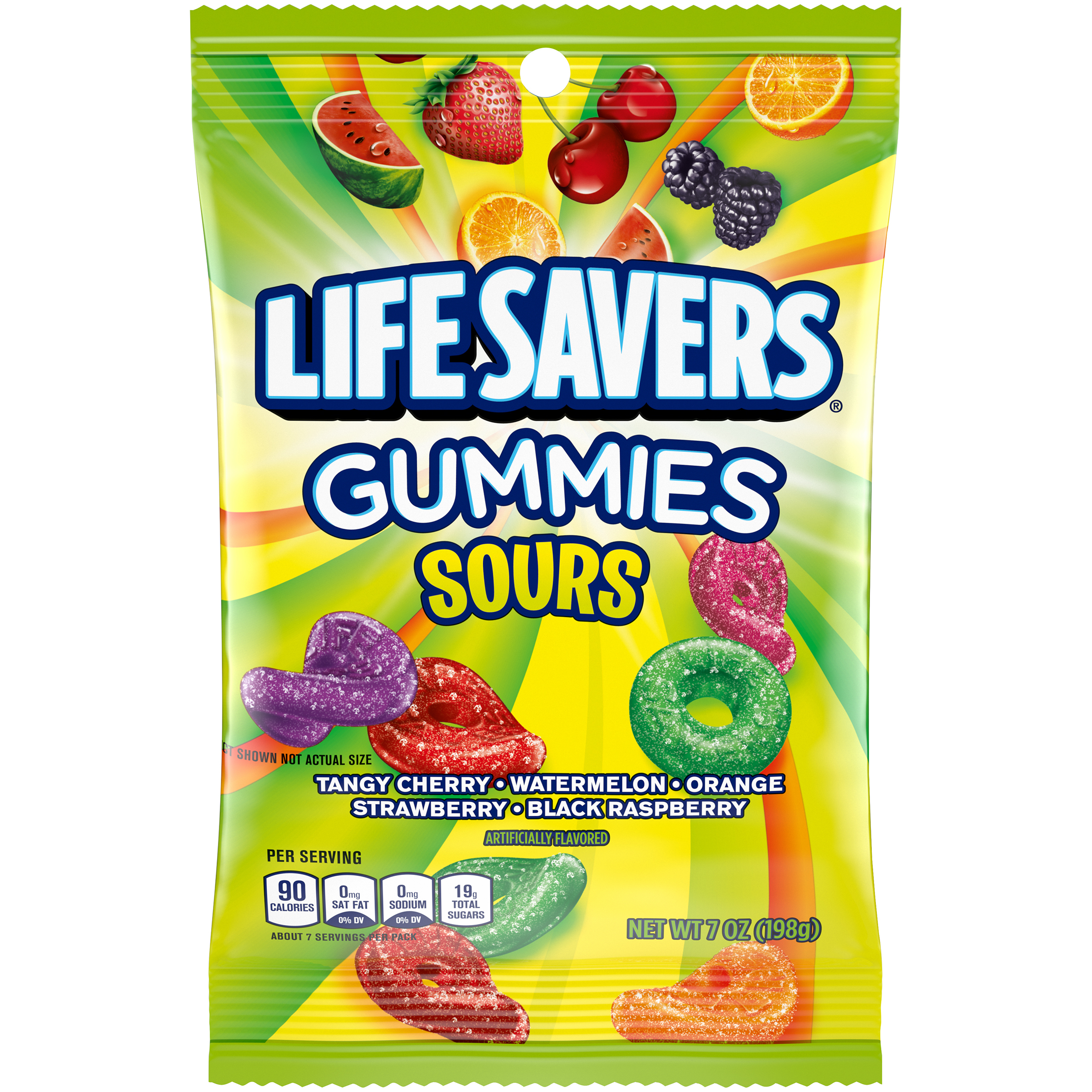 WRIGLEY - LIFESAVER SOUR GUMMI 7 OZ BAG 12 CT(S)