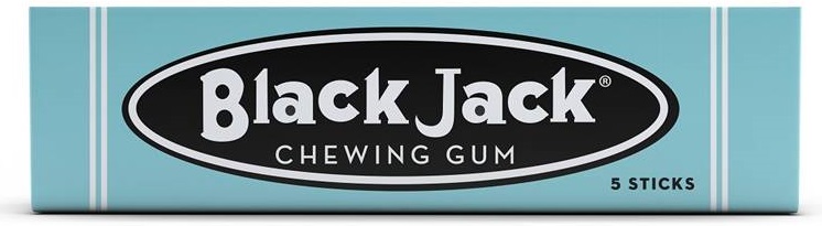 VERBURG - BLACK JACK GUM 5 STICK PACK 20 CT