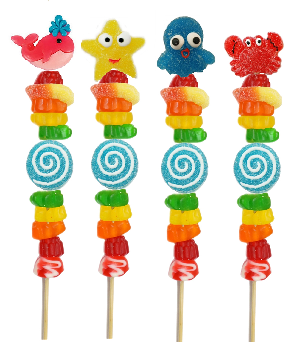 ALLISONS - SEALIFE CANDY KABOB 2.5 OZ 24 CT (H)