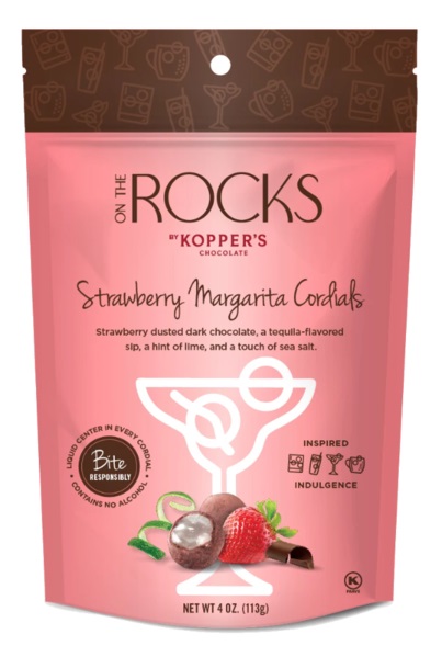 (K) ON THE ROCKS - STRAWB MARGARITA 4 OZ 12 CT (H)